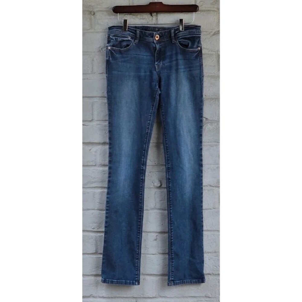 DL1961 Grace High Rise Straight Leg Jeans Blue 4-Way 360 Stretch Womens Size 29